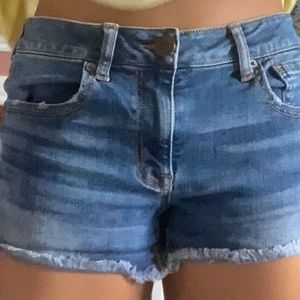 American Eagle super stretch jean shorts.
